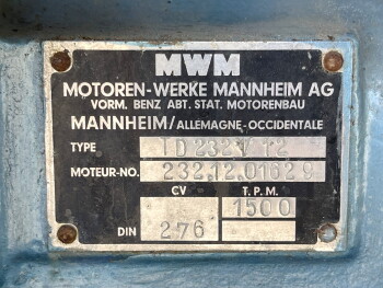 Used heavy machinery MWM 215 KVA V12 Generator Stromaggregat